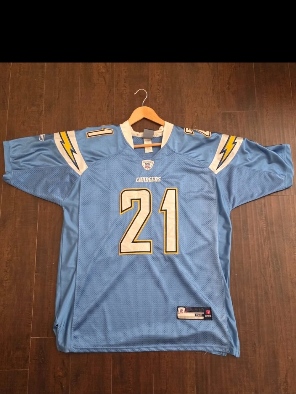 Powder Blue Chargers Jersey